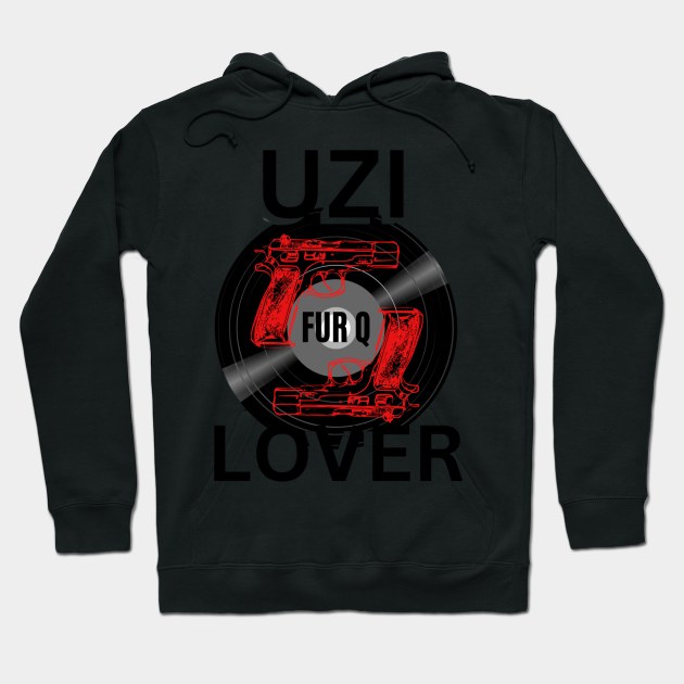 Uzi Lover by Fur Q Hoodie by mywanderings